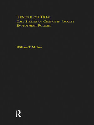 cover image of Tenure on Trial
